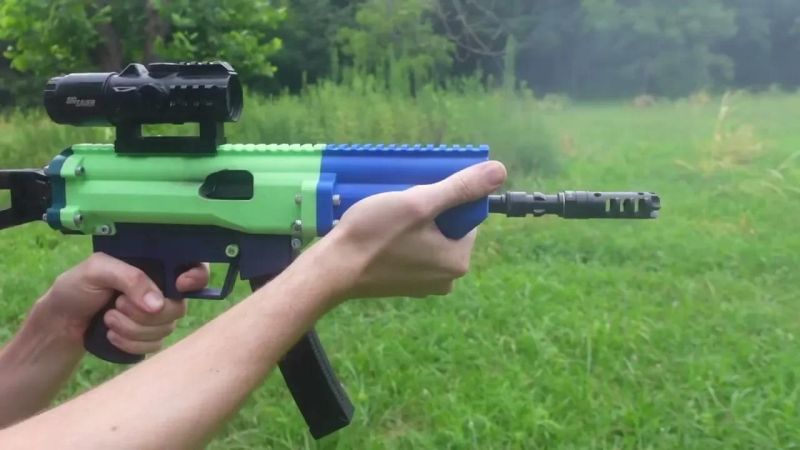 3d Printed Mp5 With Binary Trigger Full Speed Ahead - Creative 4K Mountain Photos | Free Download
