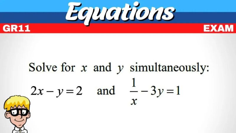 3e Simultaneous Equations Gr 11 Try Youtube - Desktop Vintage Designs for Desktop