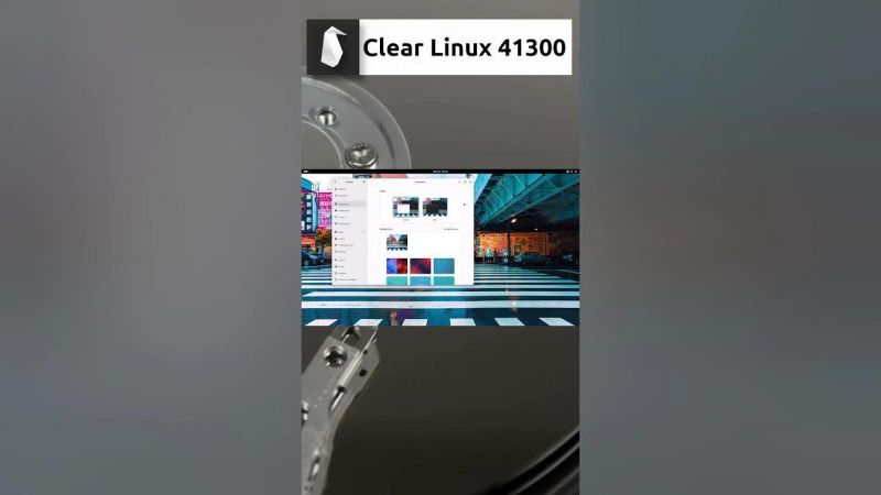 Clear Linux 41300 Overview Optimized For Performance And Security - Gorgeous Colorful Illustration - HD