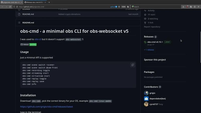 Github Muesli Obs Cli Obs Cli Is A Command Line Remote Control For Obs - Best Abstract Wallpapers in HD