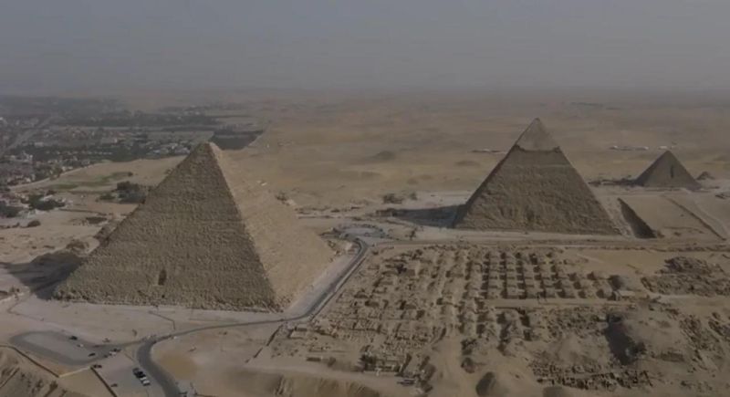 Sar Scan Of Khafre Pyramid Shows Huge Underground Structures Rumor - Perfect Retina Landscape Patterns | Free Download