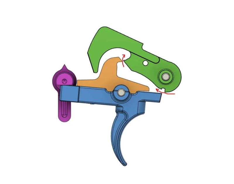 Ar 15 Trigger Diagram - Premium Colorful Background Gallery - Retina