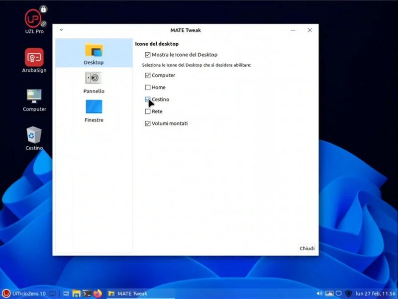 Ufficio Zero Linux Distribution Linuxlinks - Beautiful Vintage Texture - Desktop