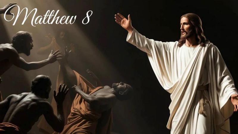 Matthew 8 Nasb Virtual Bible Study - Premium Colorful Art Gallery - Mobile