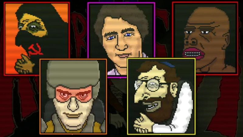 Angry Goy Drawception - Retina Gradient Wallpapers for Desktop