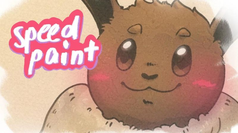 Eevee Speedpaint By Pace Eterna On Deviantart - Download Professional Abstract Texture | High Resolution