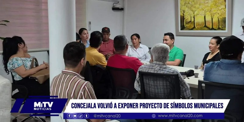 Concejala volvió a exponer proyecto de símbolos municipales