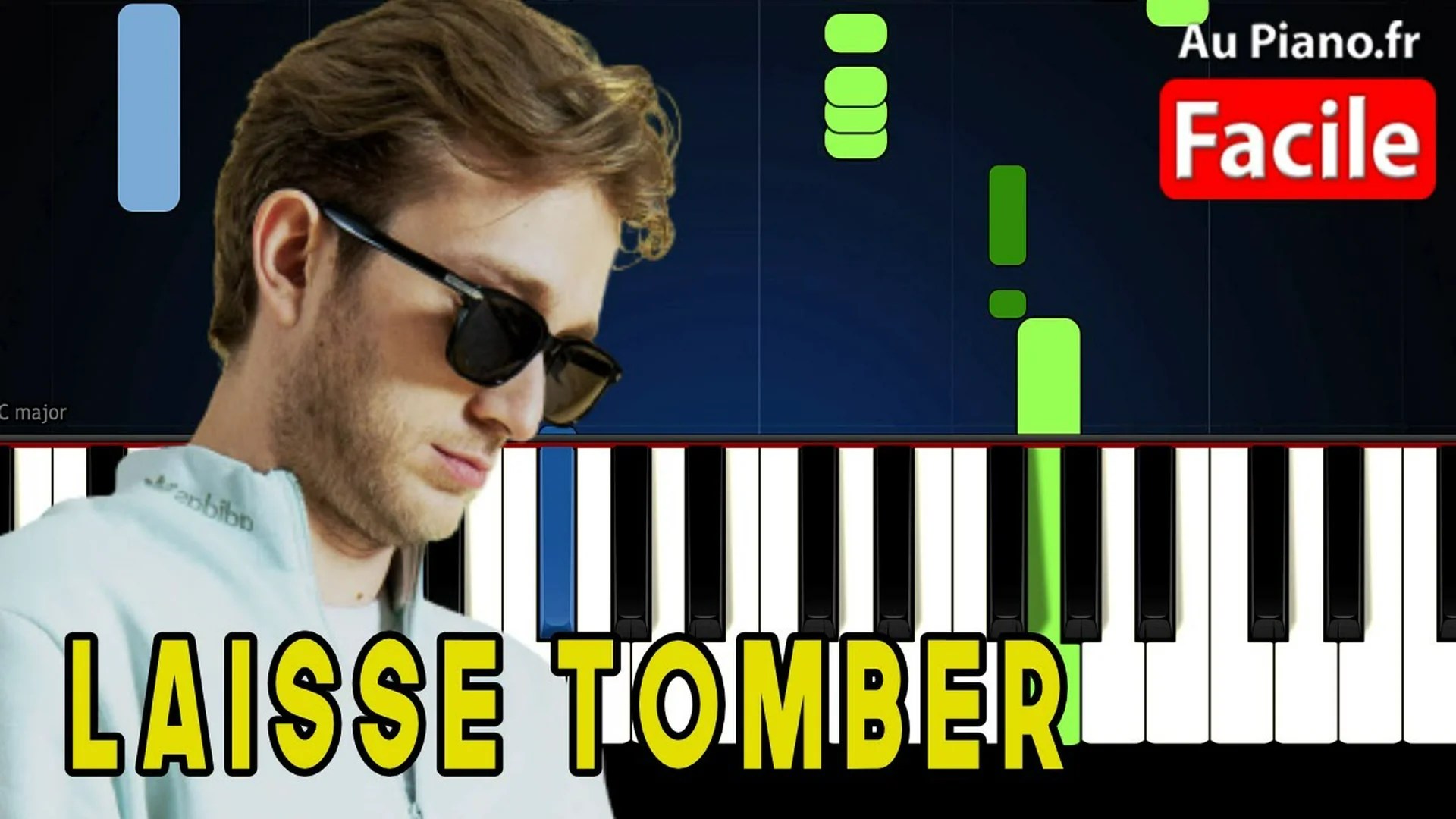 Vald Laisse tomber – Piano Tutorial Facile (AuPiano.fr)