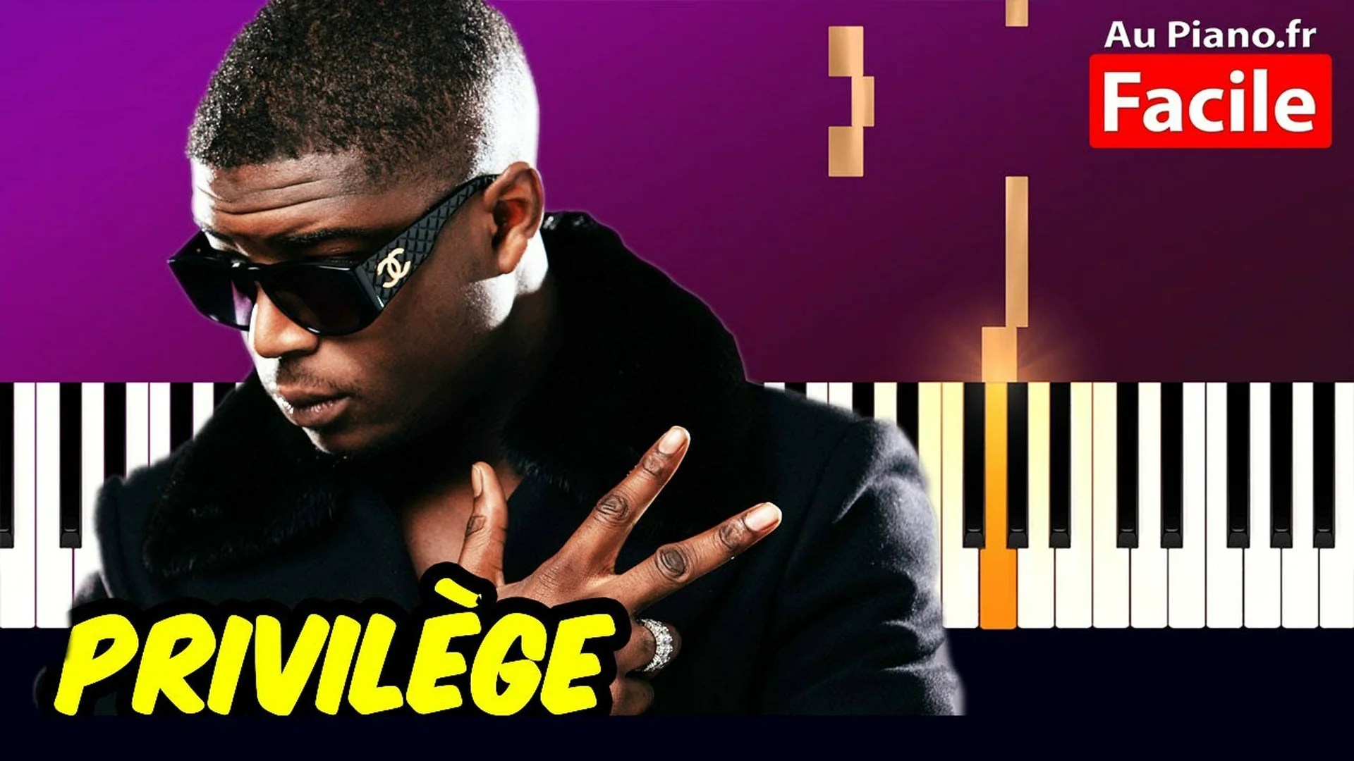 Ninho Privilège – Piano Cover Tutorial Facile (Au Piano.Fr)