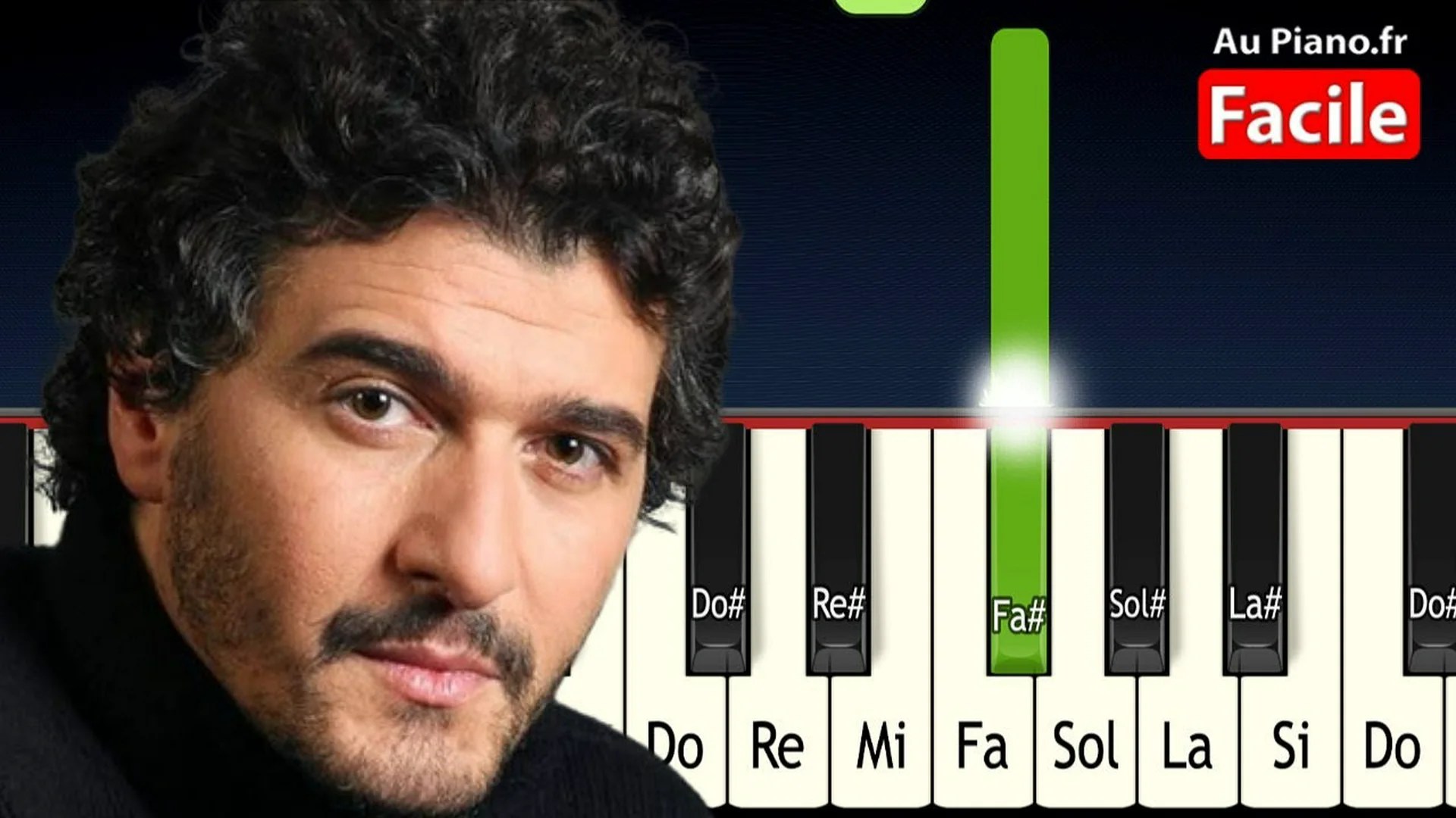 Daniel Levi – L&rsquo;envie d&rsquo;aimer – (Les dix commandements) Piano Tutorial FACILE