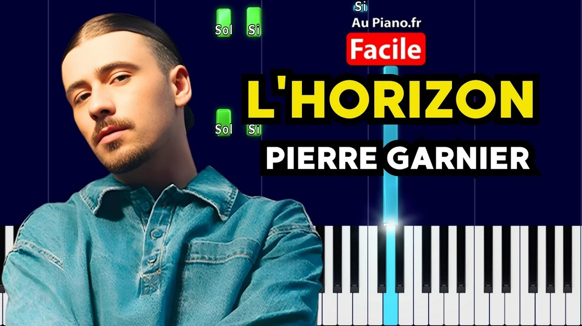 Pierre Garnier – L&rsquo;Horizon | TUTO PIANO FACILE