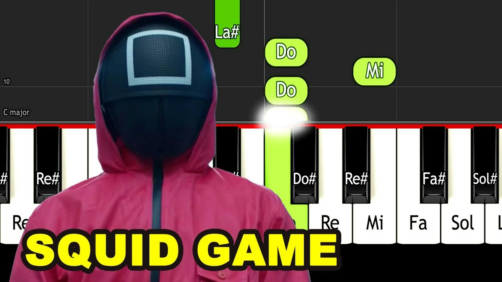 Squid Game Piano Tutorial FACILE
