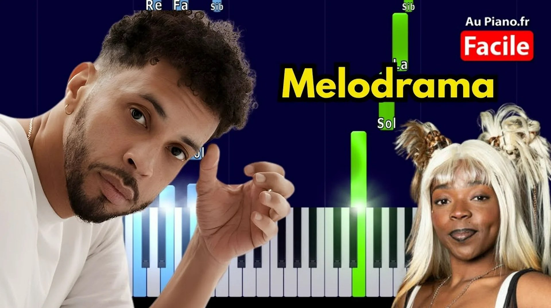 Disiz, Theodora – Melodrama – Piano Tutorial FACILE