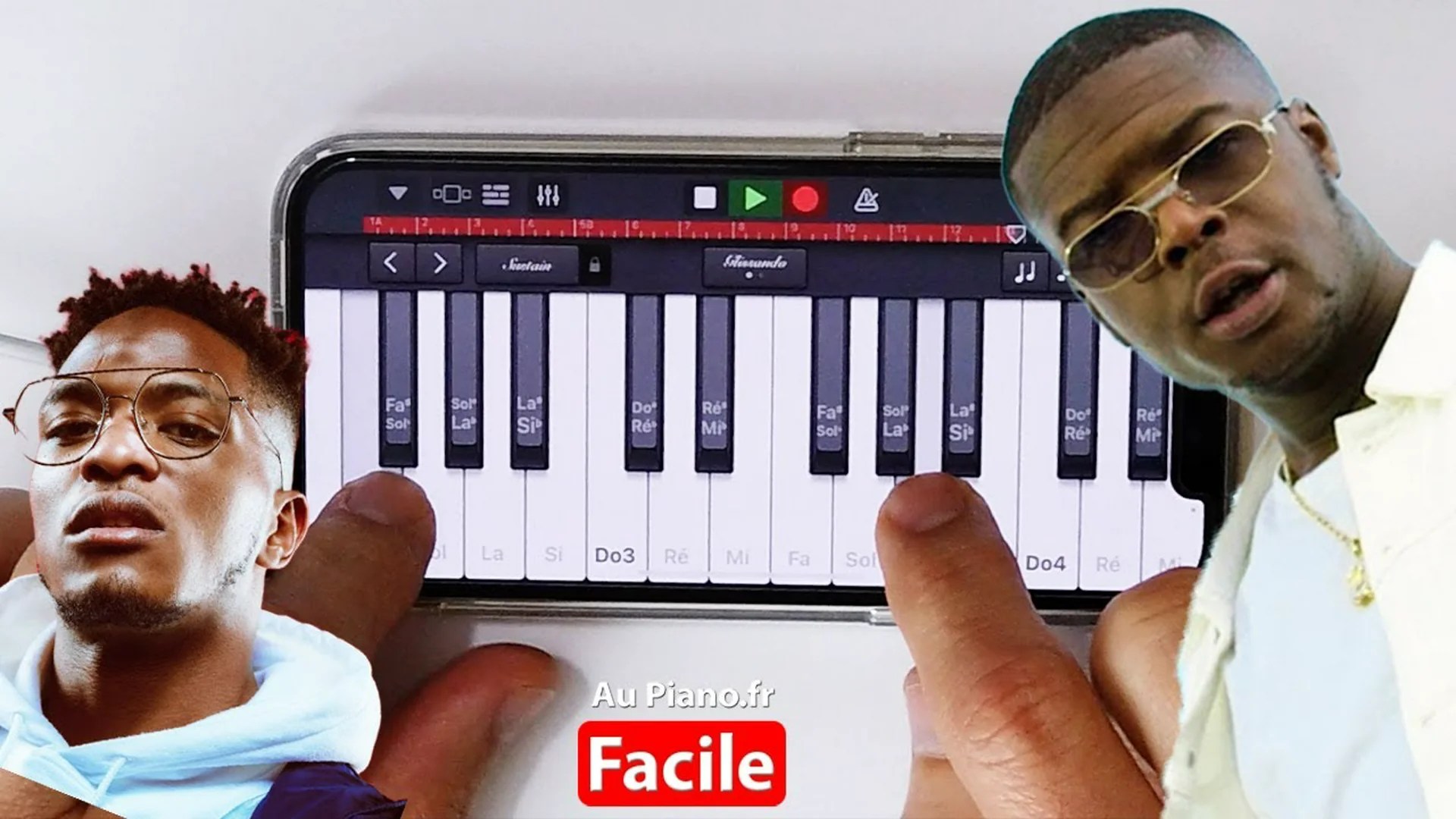 Ninho Maman ne le sait pas – Piano FACILE sur Iphone avec GarageBand