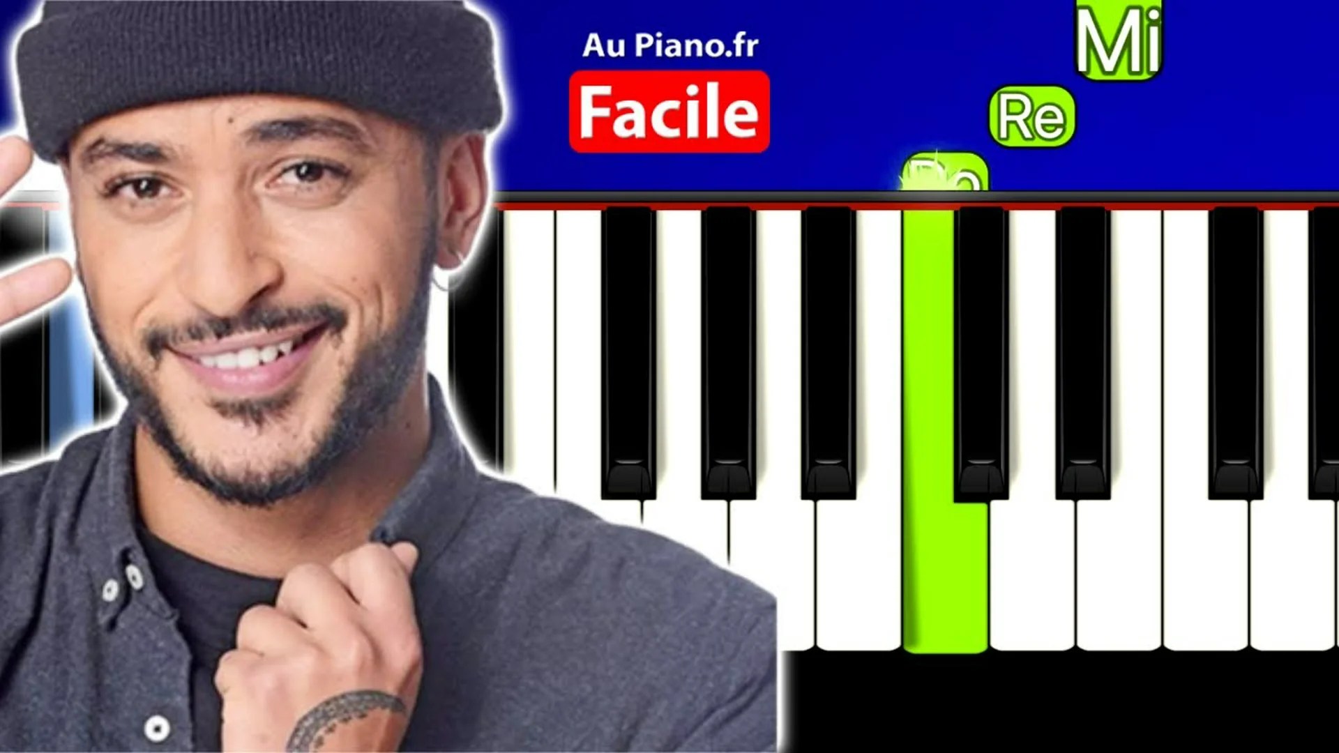 Slimane Paname – Piano Cover Tutorial FACILE