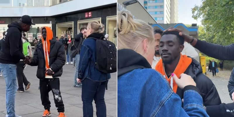 Homem Aceita Jesus Ap S Ser Evangelizado No Aeroporto Por Mission Rio - Download Artistic Abstract Background | 4K