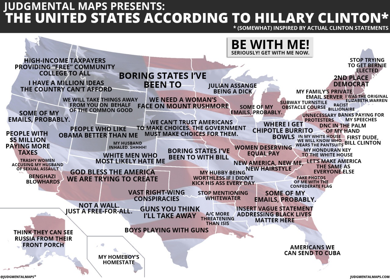 Judgmental Maps Unleash Culture On The Geography Of Modern Cities 6sqft Judgmental Maps Clinton 