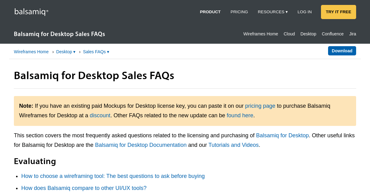 For balsamiq wireframe 4.1.4 someone that have the serial please. Balsamiq For Desktop Sales Faqs Balsamiq