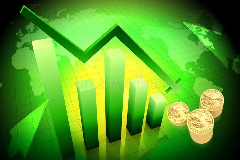 3d Decrease Graph Stock Illustration Illustration Of Investment 14222873 - Amazing 4K City Images | Free Download