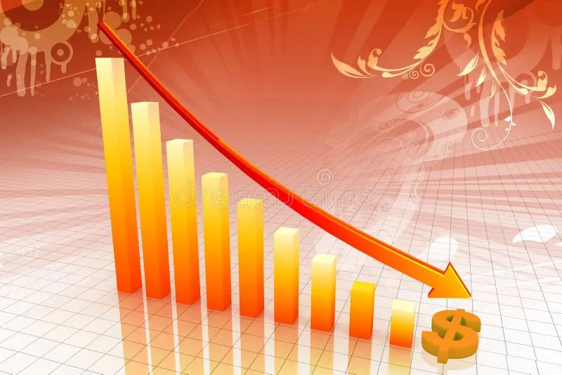 3d Decrease Graph Stock Photo Image 14222900 - Desktop Dark Arts for Desktop