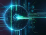 Binary Code And Ai Algorithms Running In The Background An Abstract