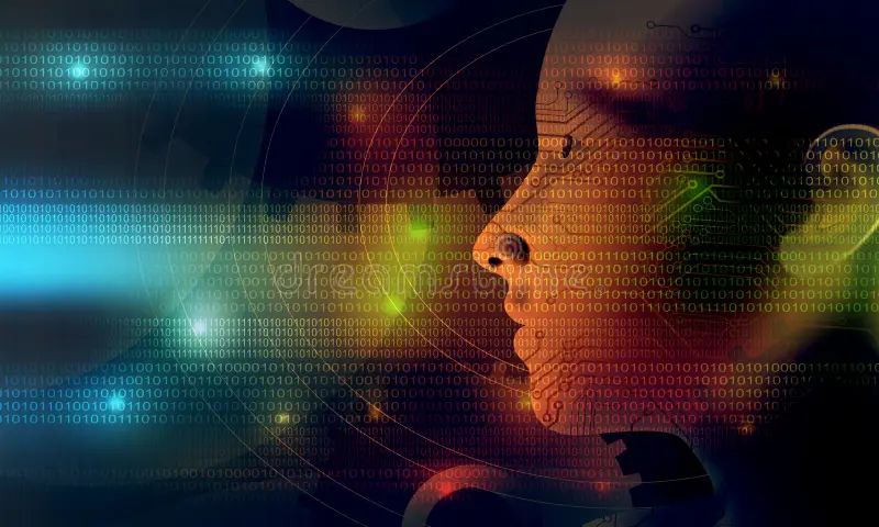 Binary Code Background Artificial Intelligence Digital Eye Abstract - Dark Illustrations - Perfect High Resolution Collection