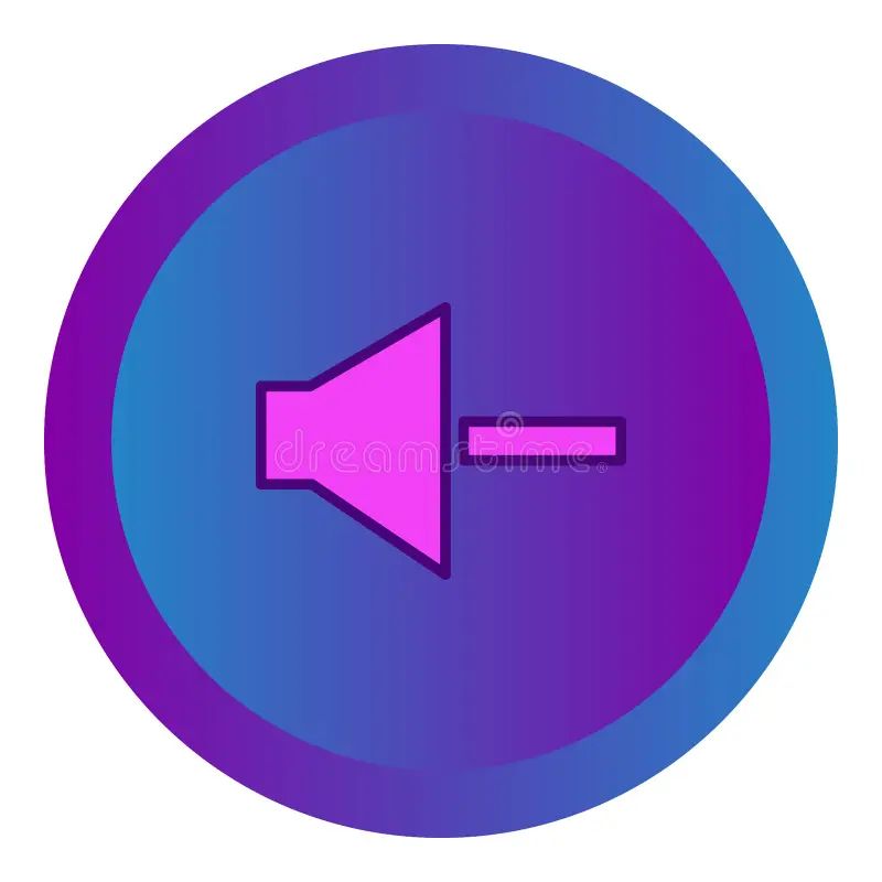 Simple Decrease Volume Button Stock Illustration Illustration Of Logo - Colorful Illustration Collection - Ultra HD Quality