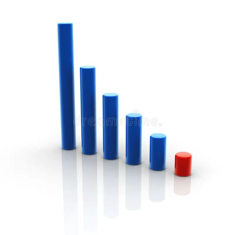 Decrease Business Chart Stock Illustration Illustration Of Graph 24540099 - Mountain Art Collection - HD Quality