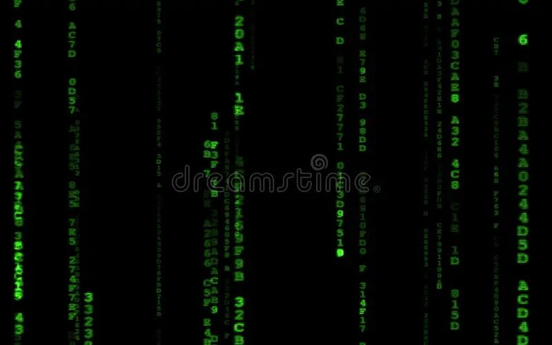 Computer Code Falling Matrix Style Stock Video Video Of Number Glow - Abstract Image Collection - Desktop Quality