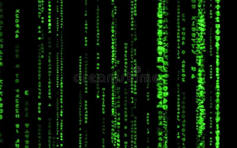 Matrix Code Falling Computer Digital Code Rain Background High Tech - Premium Colorful Wallpaper Gallery - High Resolution