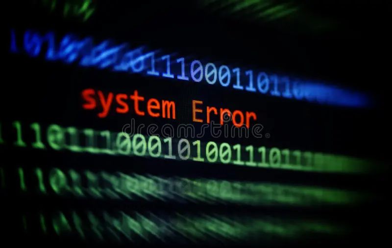 Premium Photo Technology Binary Code Number Data Alert System Error - Classic City Design - HD