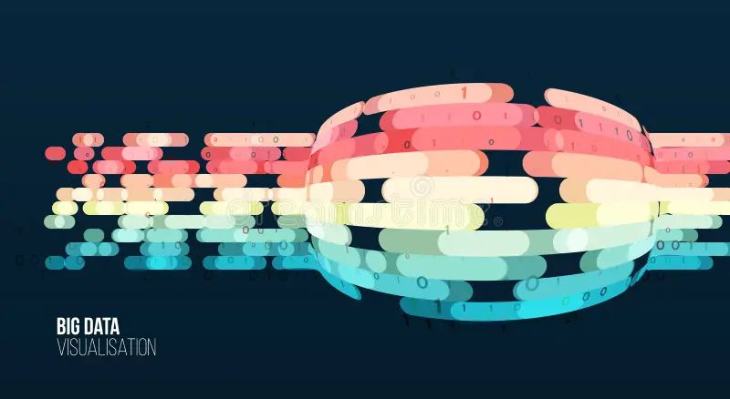 Complex Data Graphic Visualization Futuristic Business Analytics Stock - 8K Dark Backgrounds for Desktop