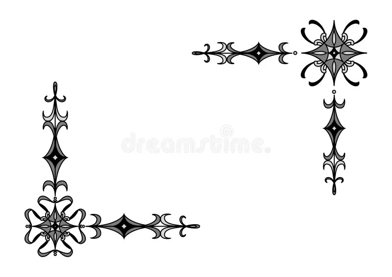 Are you searching for black corner png images or vector? Corner Elements Stock Vector Illustration Of Line Icons 19078788