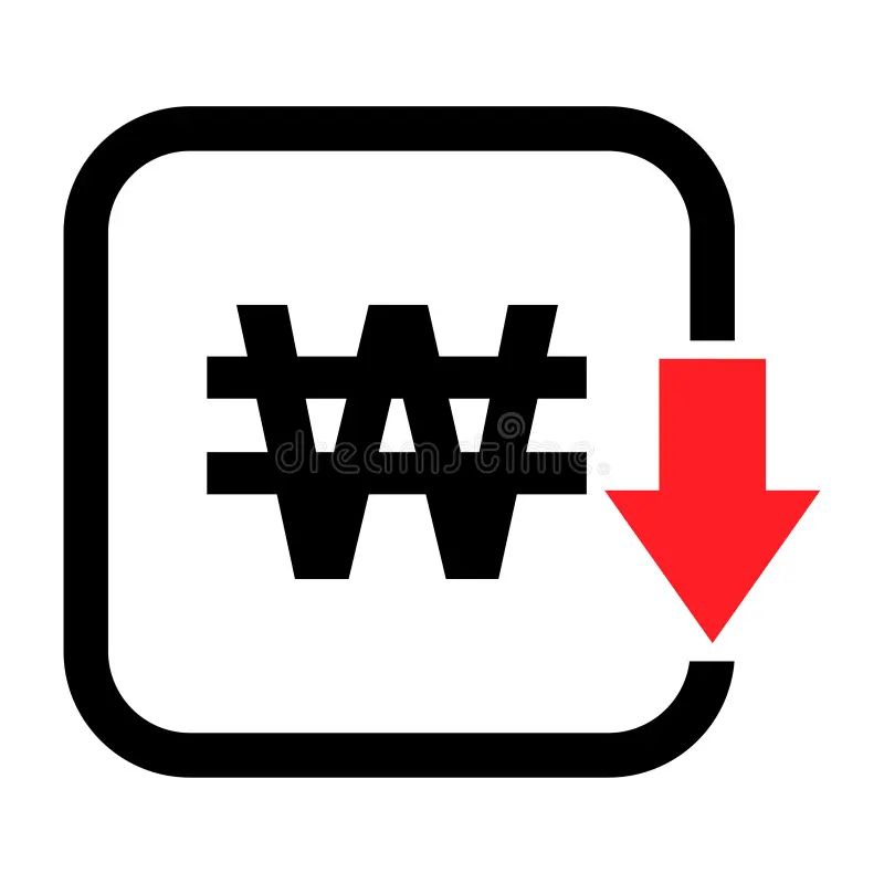 Cost Reduction Decrease Icon Vector Symbol Image Isolated On Background Stock Vector Image - Premium Sunset Illustration Gallery - Desktop