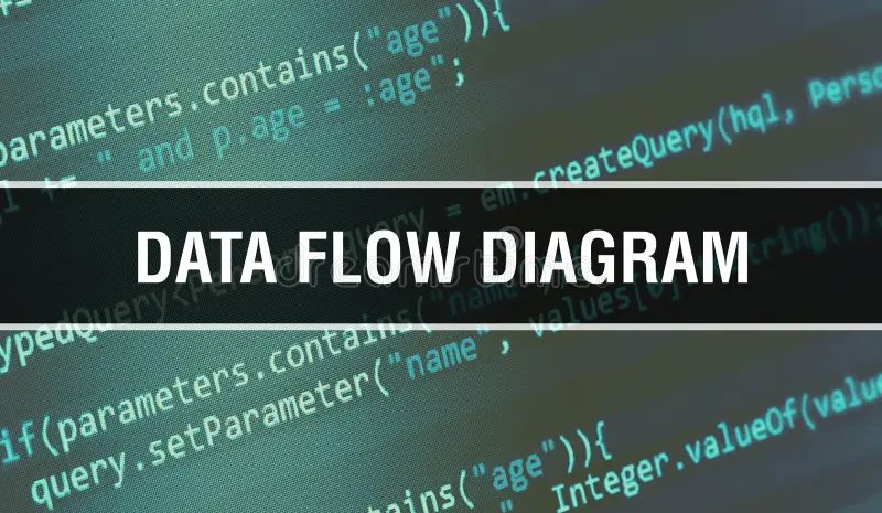 Data Flow Diagram With Binary Code Digital Technology Background - Space Arts - Classic Ultra HD Collection
