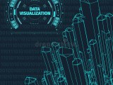 Data Visualization Background Futuristic Design Hud Element Binary