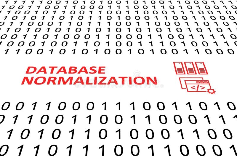 Database Normalization Concept Text Sunlight 3d Stock Illustration - Best Gradient Designs in 4K