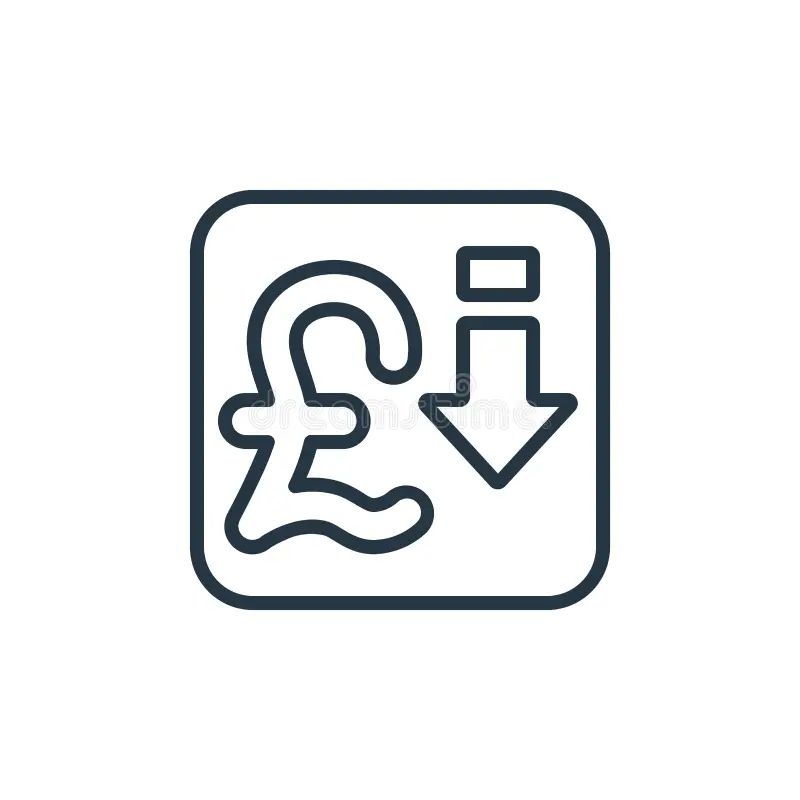 Decrease Diagram Line Icon Stock Vector Illustration Of Icon 163838137 - HD Sunset Wallpapers for Desktop