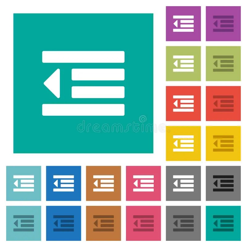 Decrease Text Indentation Round Flat Multi Colored Icons Stock Vector Illustration Of Editor - Artistic Mobile Space Images | Free Download