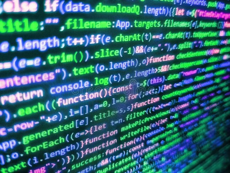 Programmer Working On Computer Screen Computer Program Preview - Abstract Pattern Collection - Desktop Quality
