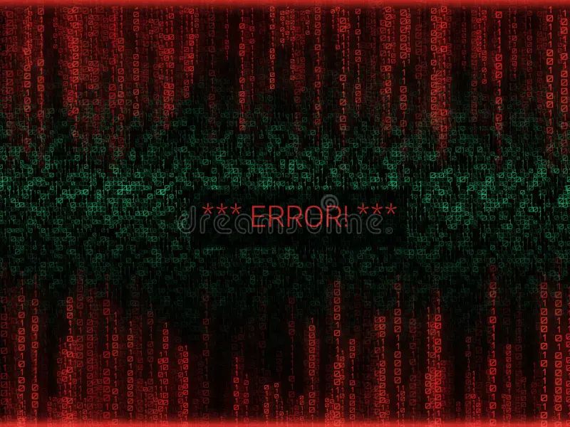 Error In Program Code Listing Red Crash On Software Developer Screen Technology Stock Footage - Best Light Arts in 4K