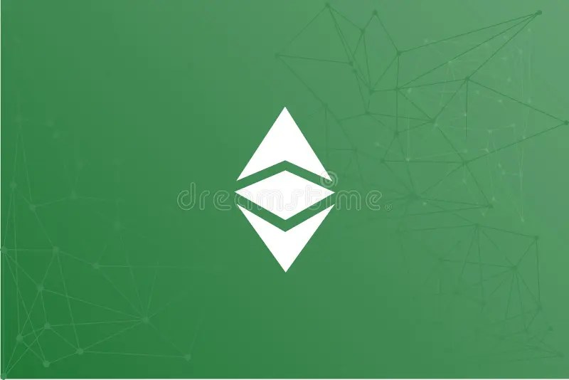 The ethereum classic logo in vector format(svg) and transparent png. Ethereum Classic Eth Logo Network Illustration Stock Illustration Illustration Of Functionality Blockchainbased 136629588