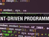 Event Driven Programming Text Written On Programming Code Abstract