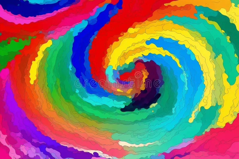 An abstract colorful background. a symphony of colors. exploring the abstract realm stock