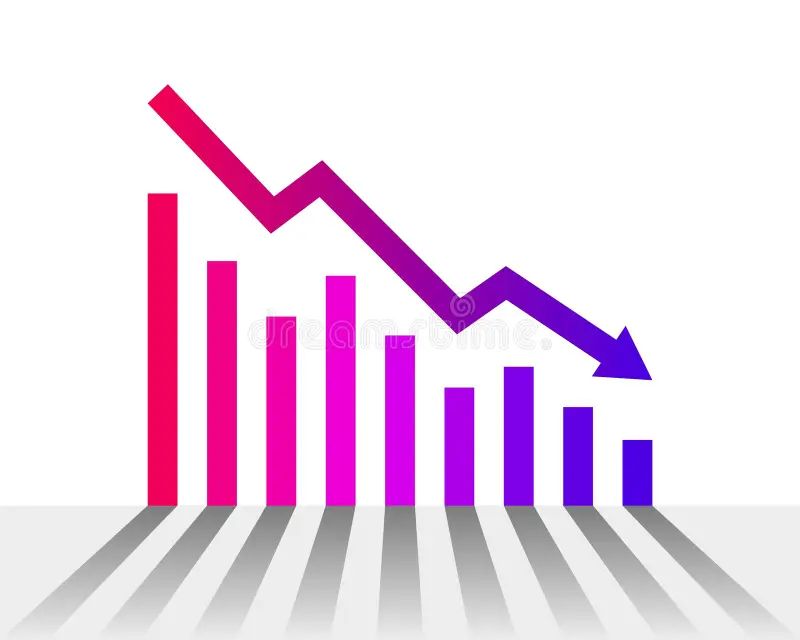 Decrease Graph Illustrations Royalty Free Vector Graphics Clip Art - Best Colorful Wallpapers in Mobile