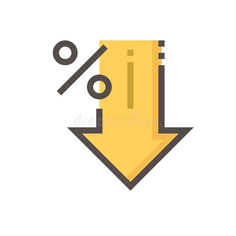 Percent Decrease Stock Illustration Illustration Of Dollar 6709048 - Light Image Collection - Full HD Quality