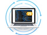 Laptop Showing Javascript Code On Screen Programming And Software