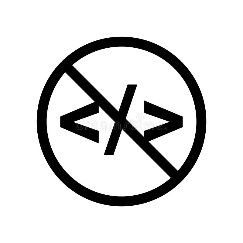 Low code no code icon stock illustrations