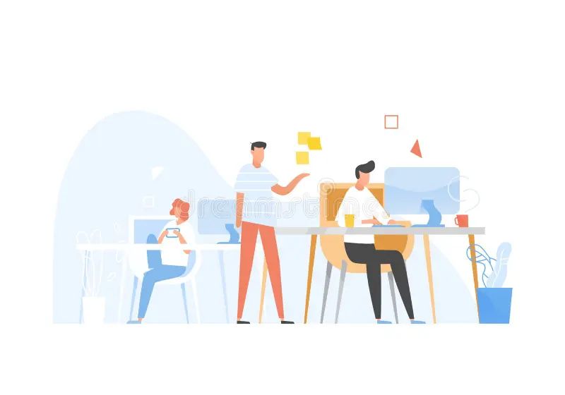 Programmers Or Coders Working Together Front End And Back End Software - Abstract Designs - Perfect Mobile Collection