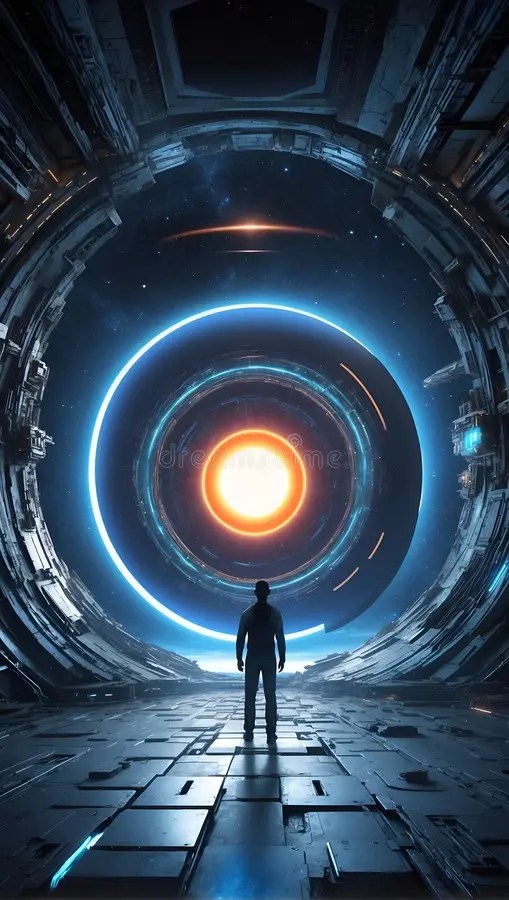 Quantumquotient unleashed: dataeclipse tomorrow unveiled. ai generate stock image
